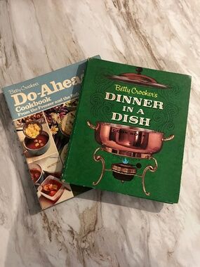 Vintage Betty Crocker Spiral Hardcover Recipe Books